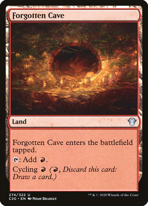 Commander 2020 - 274 - Forgotten Cave - Uncommon - C - Non-foil (Front)