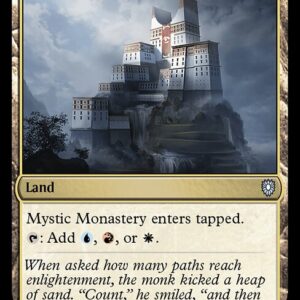 Bloomburrow Commander - 318 - Mystic Monastery - Uncommon - C - Non-foil (Front)
