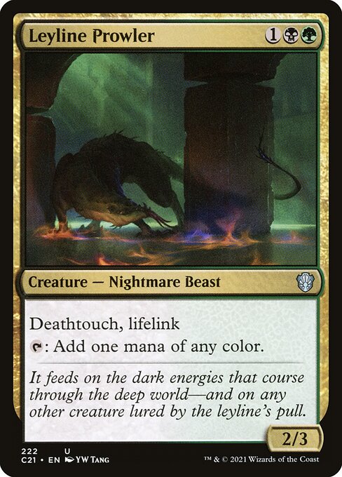 Commander 2021 - 222 - Leyline Prowler - Uncommon - BG - Non-foil (Front)