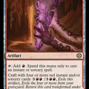 The Lost Caverns of Ixalan Commander - 11 - Ore-Rich Stalactite // Cosmium Catalyst - Rare - C - Non-foil (Front)