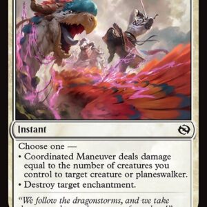 Tarkir: Dragonstorm - 6 - Coordinated Maneuver - Common - W - Foil (Front)