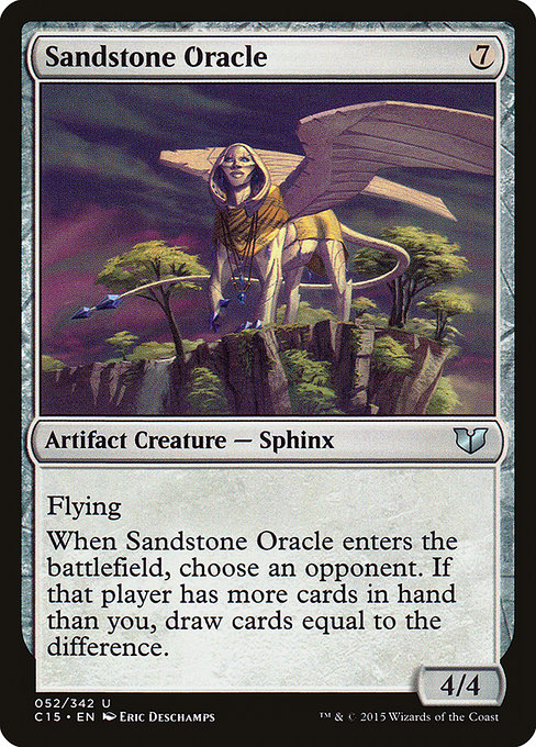 Commander 2015 - 52 - Sandstone Oracle - Uncommon - C - Non-foil (Front)