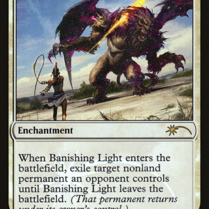 Friday Night Magic 2014 - 9 - Banishing Light - Rare - W - Foil - Promo (Front)