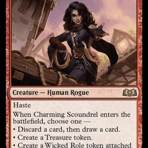 Wilds of Eldraine - 124 - Charming Scoundrel - Rare - R - Foil (Front)