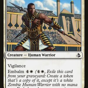 The List - AKH-36 - Unwavering Initiate - Common - W - Non-foil (Front)