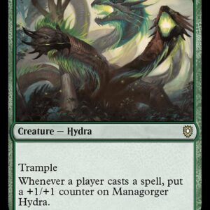 Bloomburrow Commander - 230 - Managorger Hydra - Rare - G - Non-foil (Front)