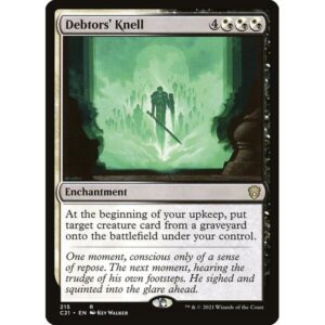 Commander 2021 - 215 - Debtors' Knell - Rare - WB - Non-foil (Front)