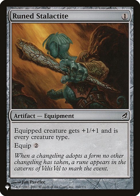The List - LRW-260 - Runed Stalactite - Common - C - Non-foil (Front)