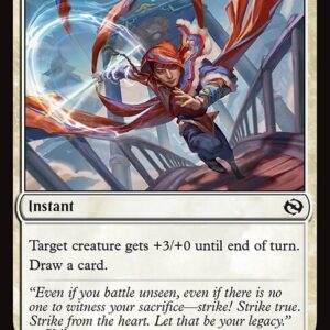 Tarkir: Dragonstorm - 20 - Rebellious Strike - Common - W - Foil (Front)