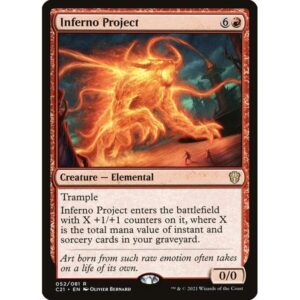 Commander 2021 - 52 - Inferno Project - Rare - R - Non-foil (Front)