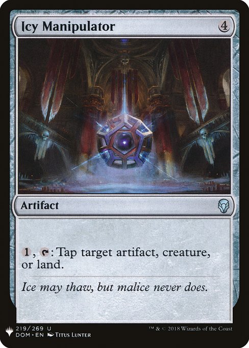 The List - DOM-219 - Icy Manipulator - Uncommon - C - Non-foil (Front)