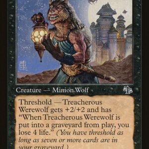 The List - JUD-76 - Treacherous Werewolf - Common - B - Non-foil (Front)