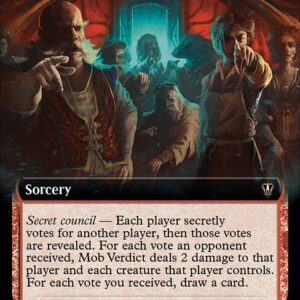 Murders at Karlov Manor Commander - 343 - Mob Verdict - Rare - R - Non-foil (Front)