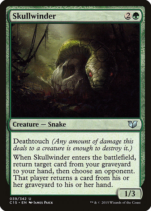 Commander 2015 - 39 - Skullwinder - Uncommon - G - Non-foil (Front)