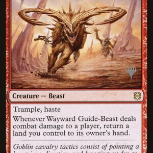 Zendikar Rising Promos - 176p - Wayward Guide-Beast - Rare - R - Non-foil - Promo (Front)