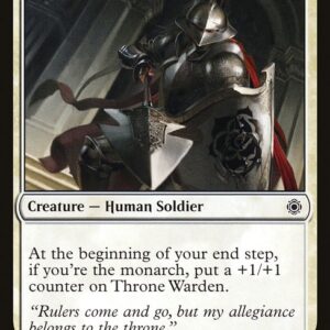 Conspiracy: Take the Crown - 25 - Throne Warden - Common - W - Non-foil (Front)