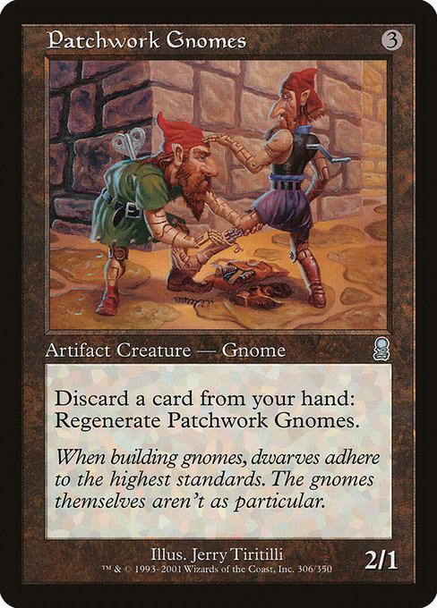 Odyssey - 306 - Patchwork Gnomes - Uncommon - C - Non-foil (Front)