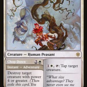 The List - ELD-14 - Giant Killer // Chop Down - Rare - W - Non-foil (Front)