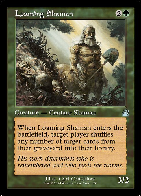 Ravnica Remastered - 351 - Loaming Shaman - Uncommon - G - Non-foil (Front)