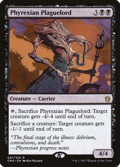 Commander Anthology - 61 - Phyrexian Plaguelord - Rare - B - Non-foil (Front)