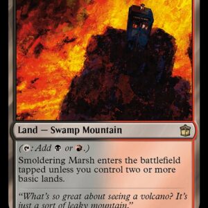 Doctor Who - 307 - Smoldering Marsh - Rare - C - Foil (Front)
