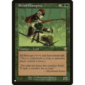 The List - INV-186 - Elvish Champion - Rare - G - Non-foil (Front)