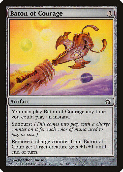 Fifth Dawn - 105 - Baton of Courage - Common - C - Non-foil (Front)