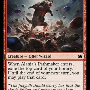 Bloomburrow - 123 - Alania's Pathmaker - Common - R - Non-foil (Front)
