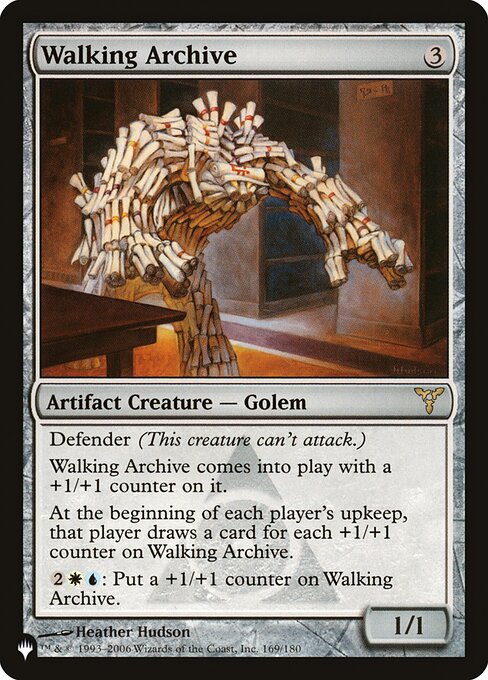 The List - DIS-169 - Walking Archive - Rare - C - Non-foil (Front)