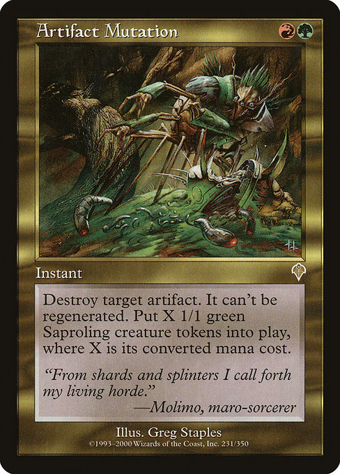 Invasion - 231 - Artifact Mutation - Rare - RG - Non-foil (Front)