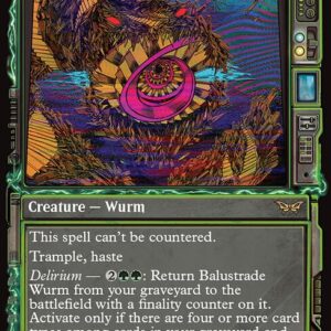 Duskmourn: House of Horror - 319 - Balustrade Wurm - Rare - G - Non-foil (Front)