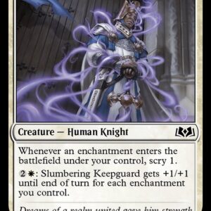 Wilds of Eldraine - 29 - Slumbering Keepguard - Common - W - Non-foil (Front)
