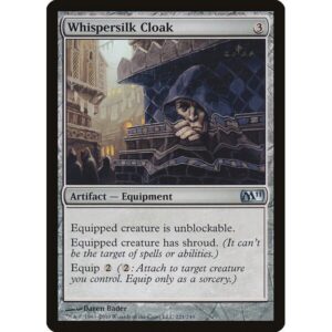 Magic 2011 - 221 - Whispersilk Cloak - Uncommon - C - Non-foil (Front)