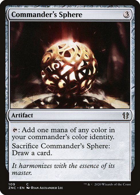 Zendikar Rising Commander - 109 - Commander's Sphere - Common - C - Non-foil (Front)