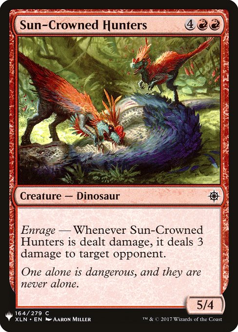 The List - XLN-164 - Sun-Crowned Hunters - Common - R - Non-foil (Front)