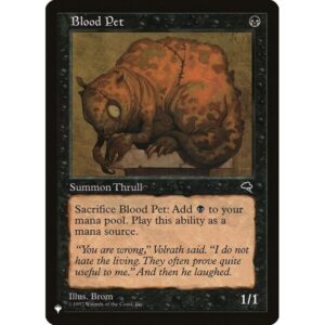 The List - TMP-109 - Blood Pet - Common - B - Non-foil (Front)