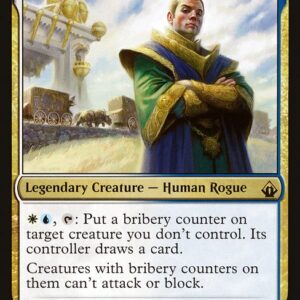 Battlebond - 223 - Gwafa Hazid, Profiteer - Rare - WU - Foil (Front)