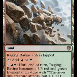 Bloomburrow Commander - 324 - Raging Ravine - Rare - C - Non-foil (Front)