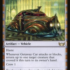 Streets of New Capenna Promos - 237p - Getaway Car - Rare - C - Non-foil - Promo (Front)