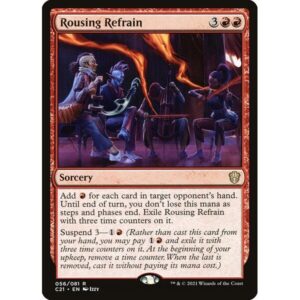 Commander 2021 - 56 - Rousing Refrain - Rare - R - Non-foil (Front)