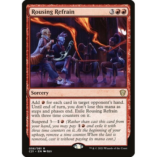 Commander 2021 - 56 - Rousing Refrain - Rare - R - Non-foil (Front)