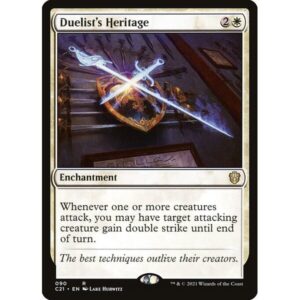 Commander 2021 - 90 - Duelist's Heritage - Rare - W - Non-foil (Front)