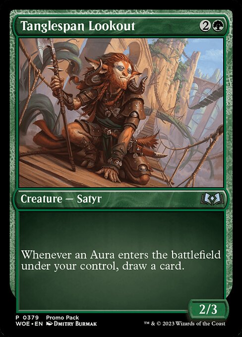 Wilds of Eldraine - 379 - Tanglespan Lookout - Uncommon - G - Foil (Front)