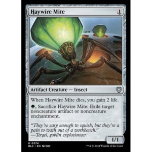 Bloomburrow Commander - 274 - Haywire Mite - Uncommon - C - Non-foil (Front)