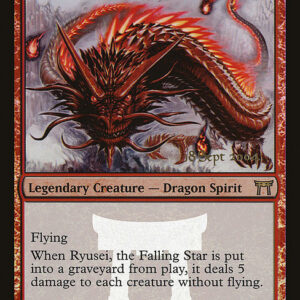 Champions of Kamigawa Promos - 185★ - Ryusei, the Falling Star - Rare - R - Foil - Datestamped Promo (Front)