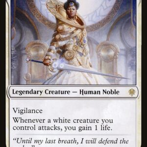 The List - ELD-20 - Linden, the Steadfast Queen - Rare - W - Non-foil (Front)