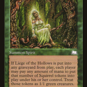 Weatherlight - 131 - Liege of the Hollows - Rare - G - Non-foil (Front)