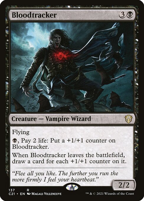 Commander 2021 - 137 - Bloodtracker - Rare - B - Non-foil (Front)