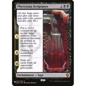 The List - DOM-100 - Phyrexian Scriptures - Mythic - B - Non-foil (Front)
