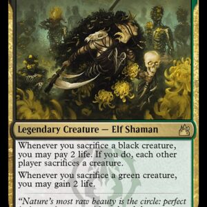 Ravnica Remastered - 218 - Savra, Queen of the Golgari - Rare - BG - Non-foil (Front)